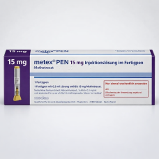 Метекс ПЕН (Методжект / Metoject / Metex PEN) розчин для ін’єкцій по 15 мг/0,3 мл №1 (1 шприц-ручка)