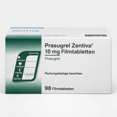 Прасугрель Зентіва (Prasugrel Zentiva) 10 мг №98 таблетки, вкриті плівковою оболонкою