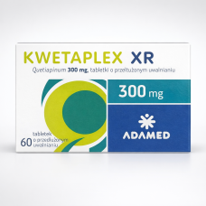Кветаплекс (кветіапін) XR таблетки, в/плів. обол., пролонгованої дії по 300 мг №60