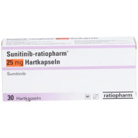 Сунітиніб-ратіофарм / Sunitinib-ratiopharm 25 мг №30 капсули — аналог Сутент