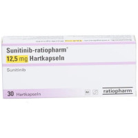 Сунітиніб-ратіофарм / Sunitinib-ratiopharm 12,5 мг №30 капсули — аналог Сутент