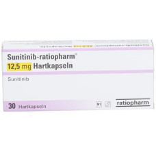 Сунітиніб-ратіофарм / Sunitinib-ratiopharm 12,5 мг №30 капсули — аналог Сутент